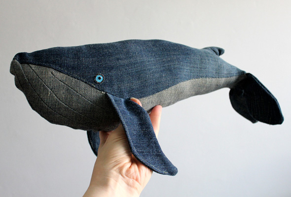 DIY Wal aus Jeansstoff