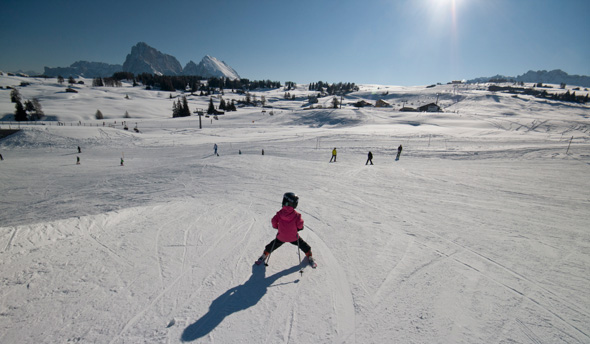 Skifahren mit Kindern