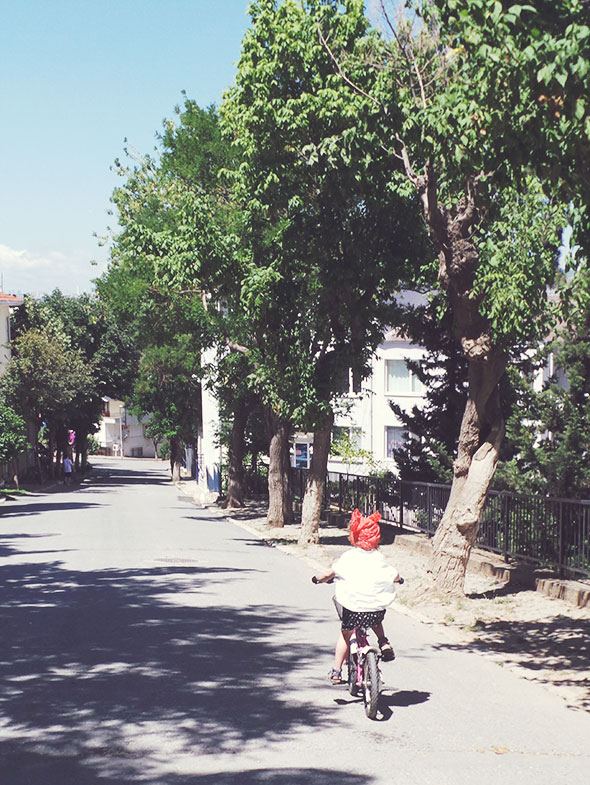Istanbul mit Kind - heybeliada radfahren