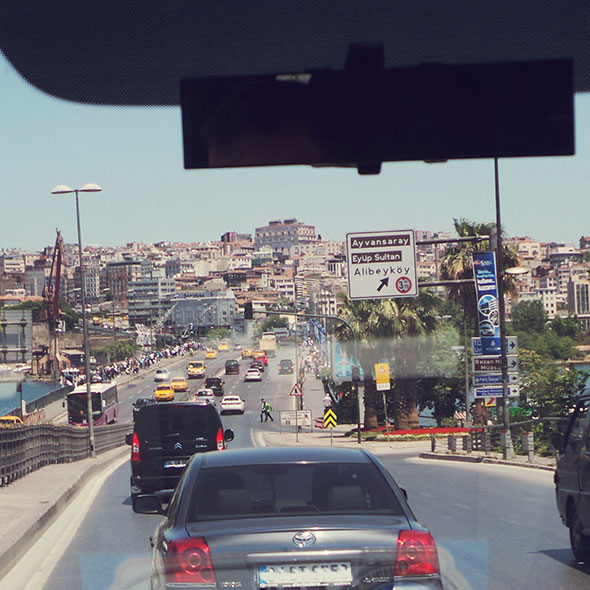 istanbul mit Kind - Verkehr