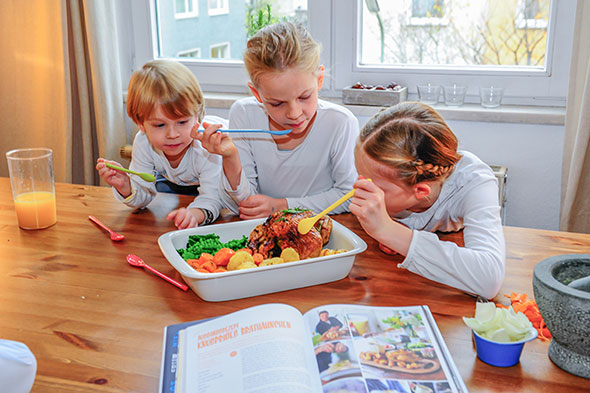 Neue Serie: Kinder testen Kochbücher