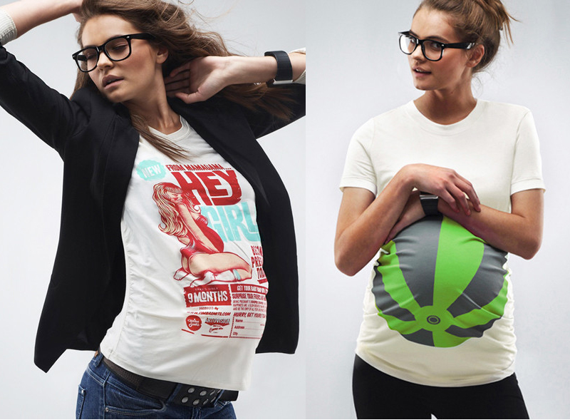 pregnancy shirts from MAMAGAMA