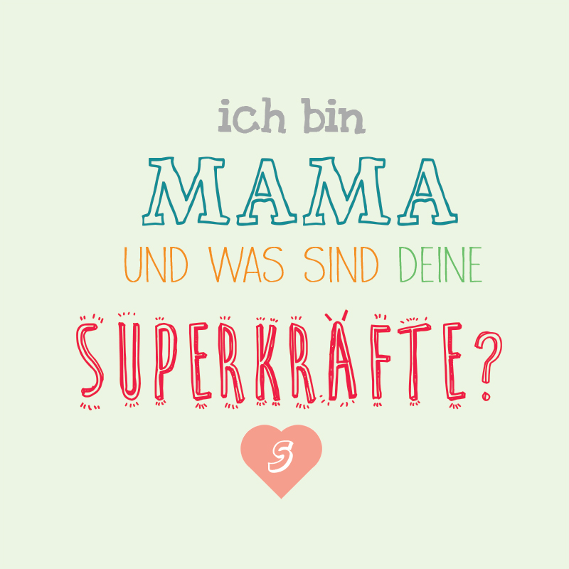 Supermama - Geschenk zum Muttertag