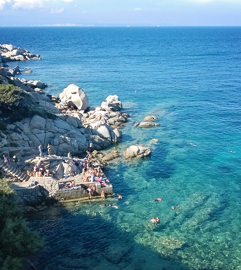 Sardinien mit Kindern - Capo Testa Bucht