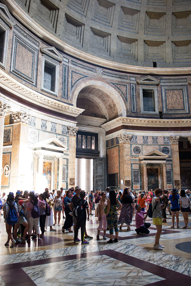 pantheon rom mit kindern