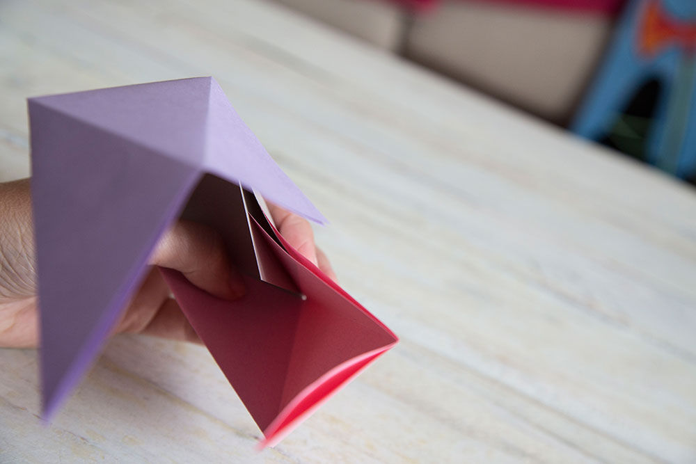 origami schaelchen basteln anleitung