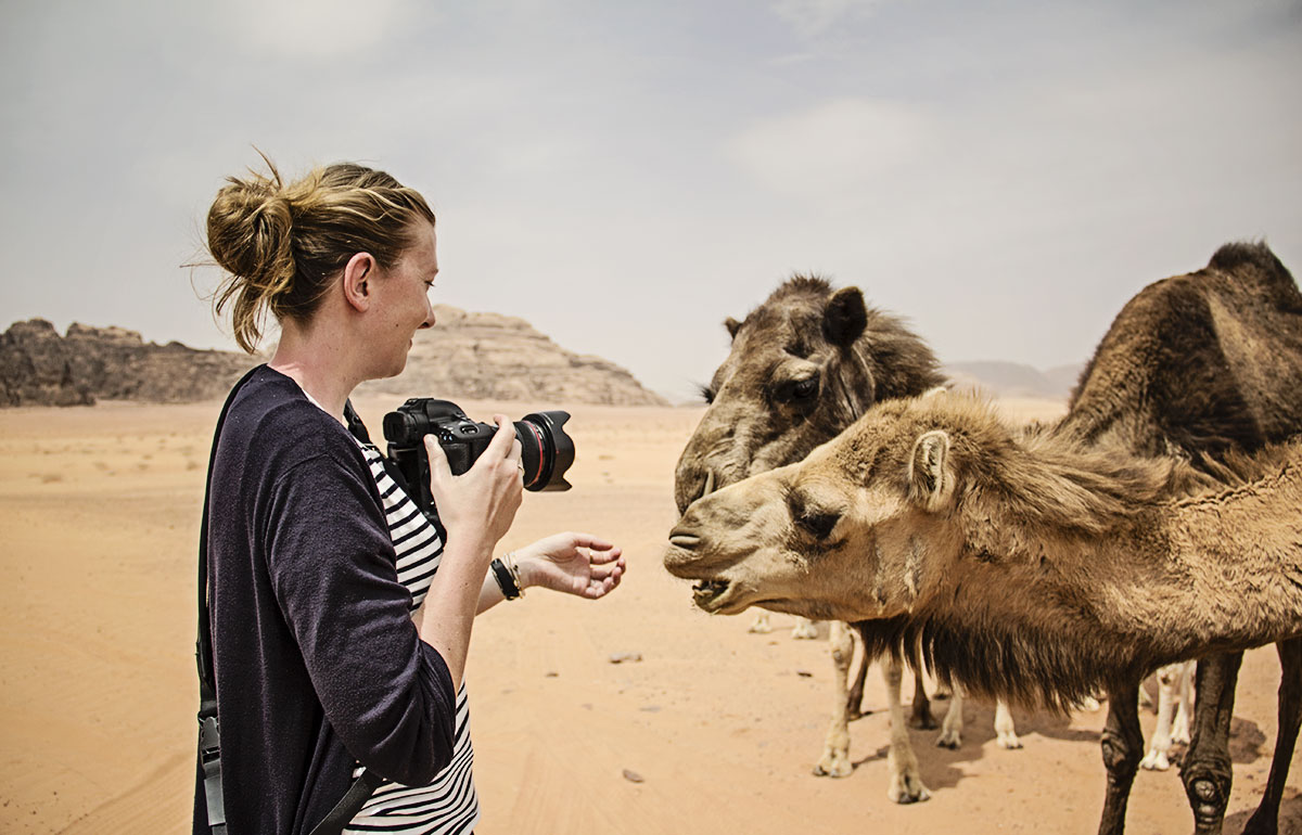 mit kindern nach jordanien reisen kamele