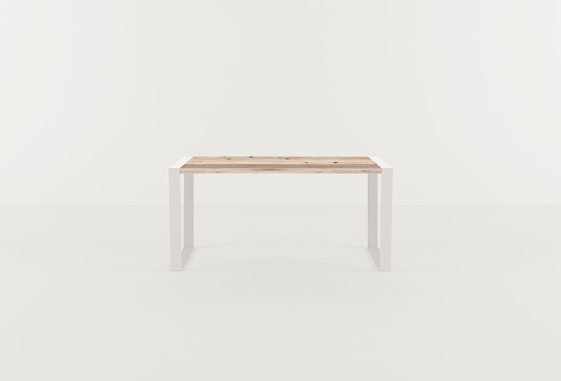 wooden spaces office table white