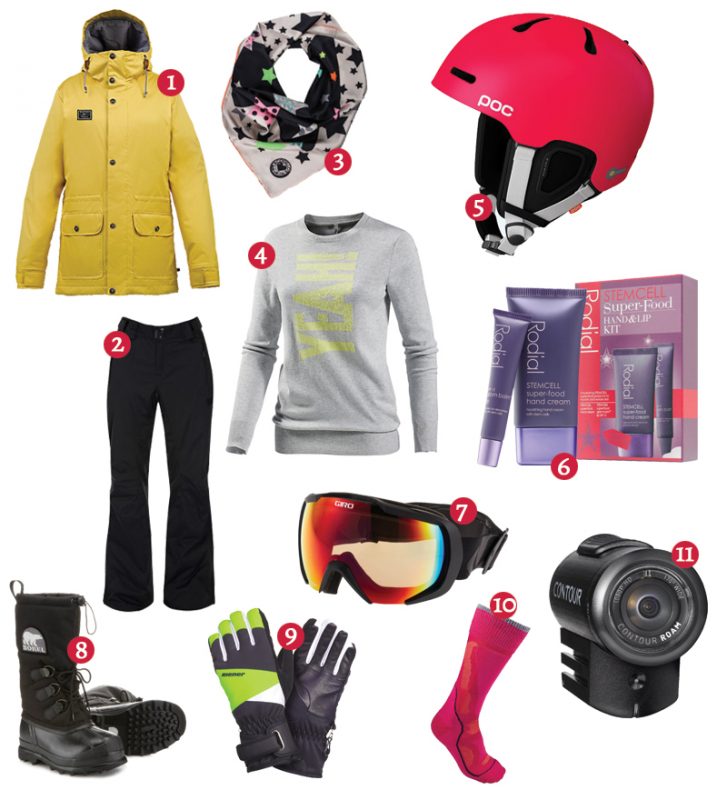 Skiausstattung für Mama