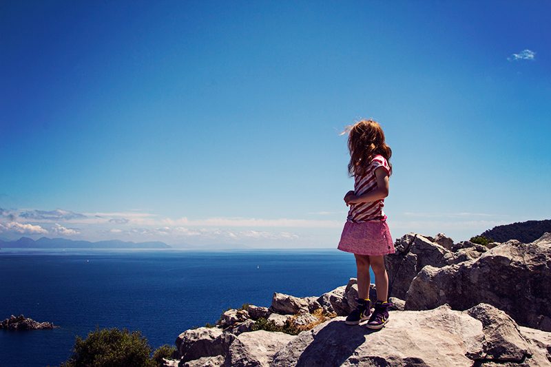Türkische Ägäis - Amos - Aussicht aufs Meer
