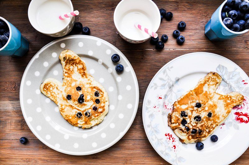 Buttermilch_Blaubeer_Hasen_Pancakes_1