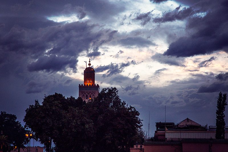 wochenende marrakesch koutoubiamoschee