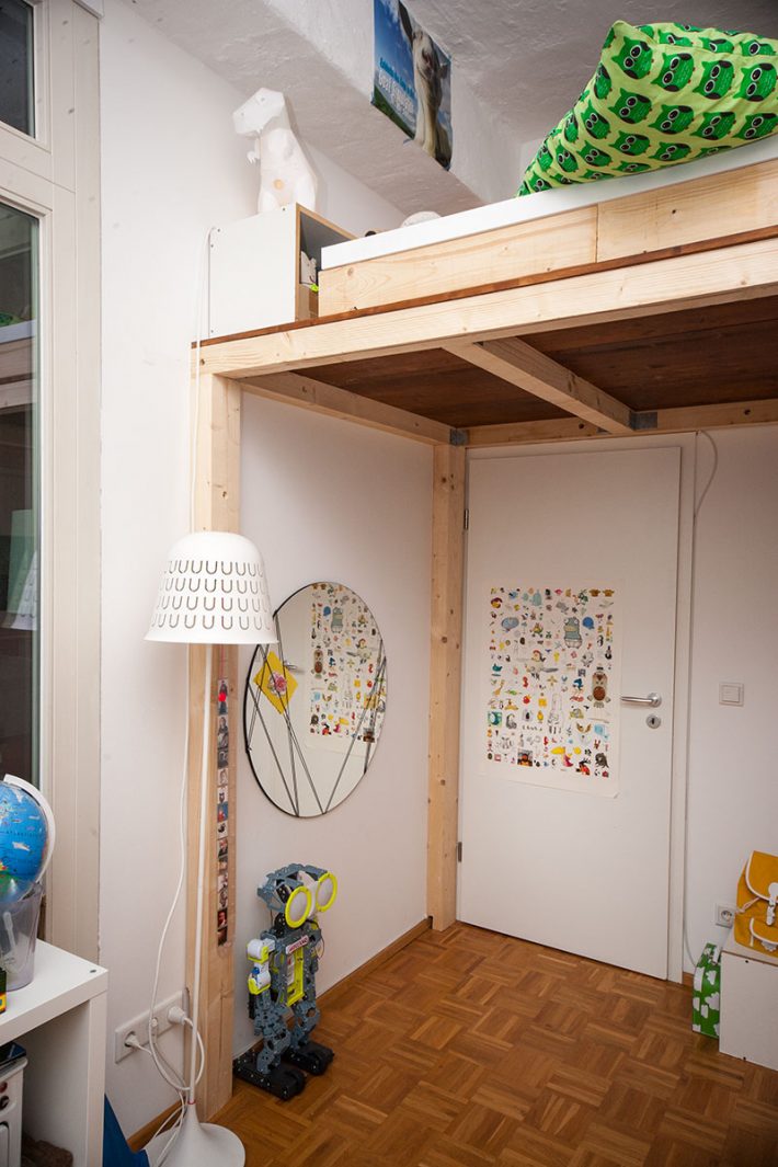 hochbett selber bauen