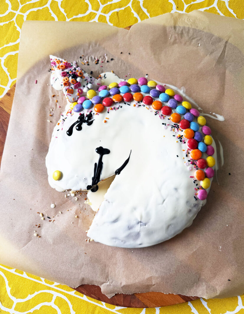 Einhornparty - Der einhornkuchen