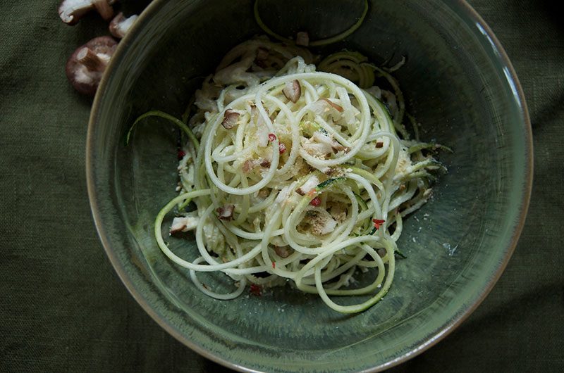 rezept gemuesenudeln cashew-trueffel-sosse