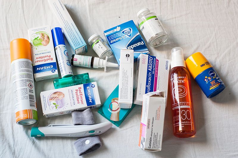 reiseapotheke familien