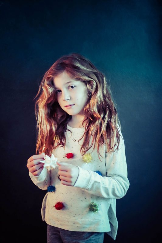 DIY Pullover mit PomPoms