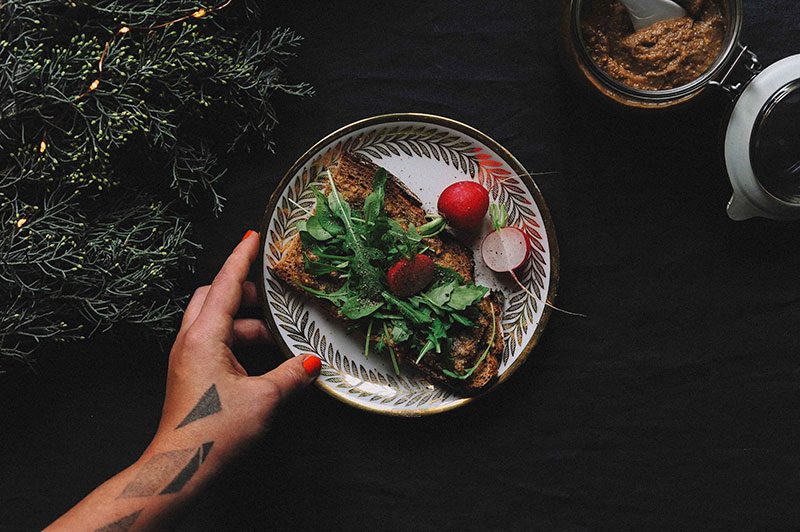 veganer weihnachtsaufstrich