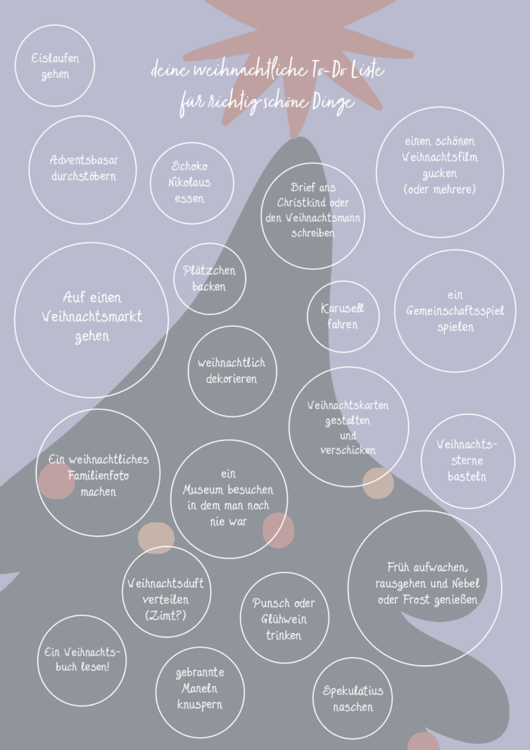 To-Do Liste bis Weihnachten